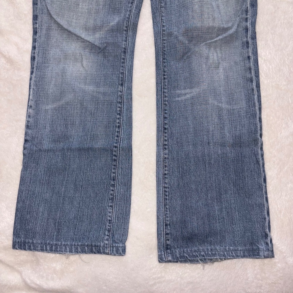 7 FOR ALL MANKIND Jeans Mens 30 Blue Bootcut Distressed USA T520061U-G-061U 29in - Picture 2 of 15